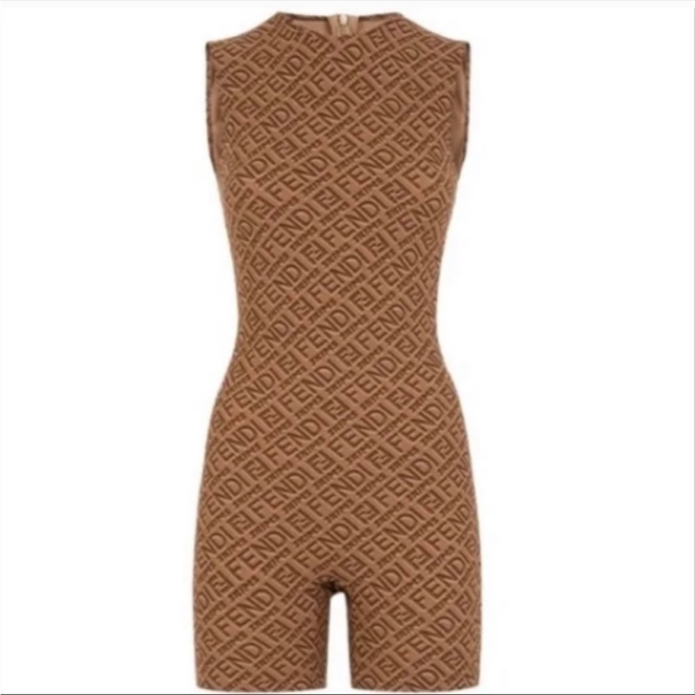 Fendi skims tan romper